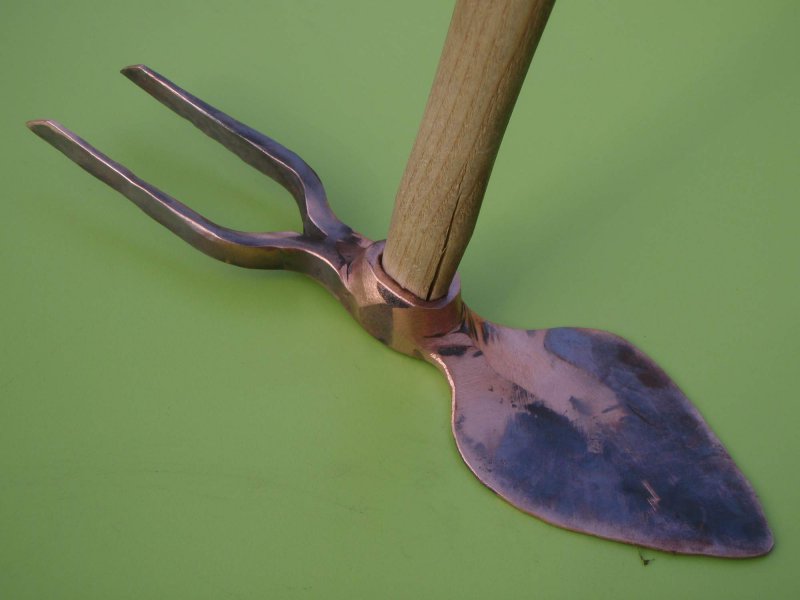 Kupfer Kramperl, handgeschmiedet aus einem Stück
